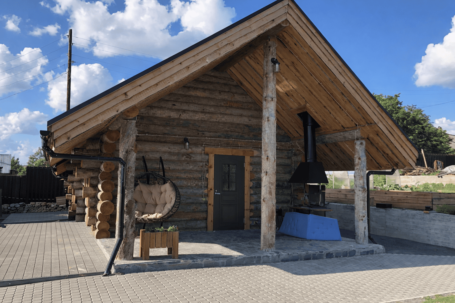 Баня из кело 6×7 м (Карелия)